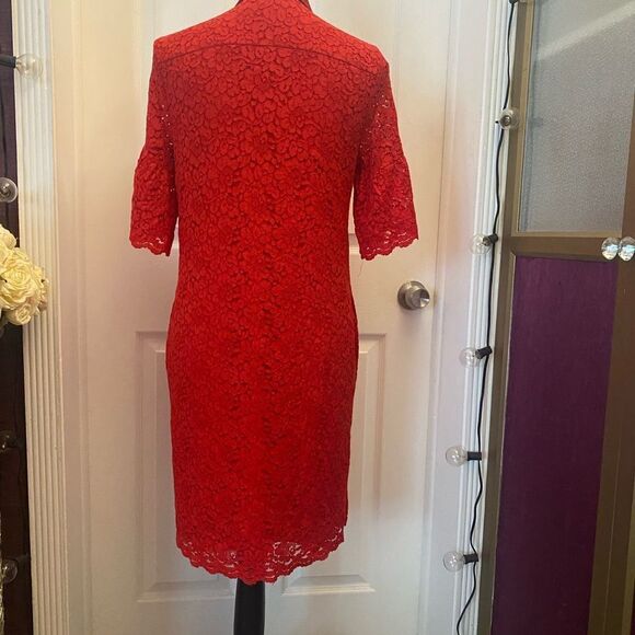 Banana Republic lace red dress, S - Picture 6 of 8